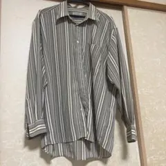SIMPLE LIFE ストライプ柄 長袖シャツ Lサイズ レナウン — image 1