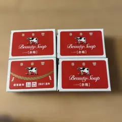 牛乳石鹸赤箱 4個セット — image 1