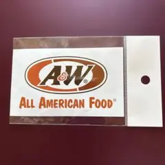 新品＊未使用＊シールA&W All American Food ステッカー ロゴ — image 1