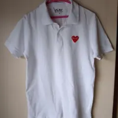 PLAY COMME des GARCONS ポロシャツ ホワイト M — image 1