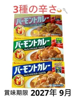 ハウス バーモントカレー 甘口 中辛 辛口 3種セット カレールー — image 1
