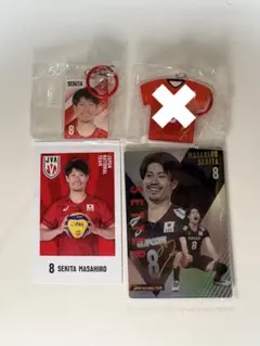 [バラ売り可]バレーボール男子日本代表　関田選手のチャーム&カード2枚セット — image 1