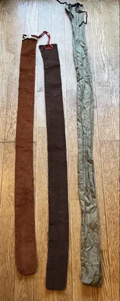 オリムピック　竿袋3本セット　布製　150㎝×10㎝×1本・120㎝×9㎝×2本 — image 1