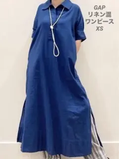 GAPコットンリネンワンピース — image 1