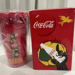 Coca-Cola オリジナルタンブラー 2014年ブラジルデザイン　新品未使用 — image 1