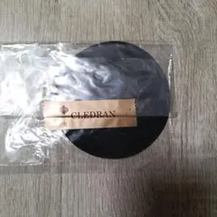 CLEDRAN 黒 円形 コースター — image 1