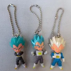 ⑮ドラゴンボール ベジータ キーホルダー 3種セット — image 1