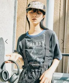 niko and... メランジリンガークルーTシャツ　(チャコール) — image 1