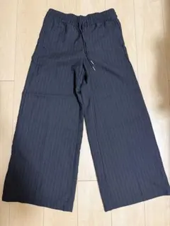 H&M ストライプ柄 ワイドパンツ イージーパンツ XS — image 1