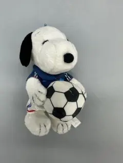 正規品 レトロ JFA サッカー スヌーピー ぬいぐるみ マスコット 10個 — image 1