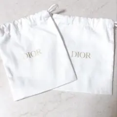 新品未使用　ディオール　DIOR 巾着袋　2点セット — image 1