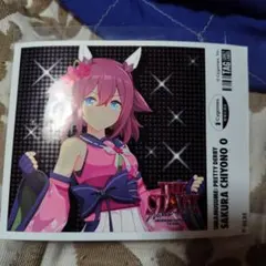 ウマ娘 ラベル缶 サクラチヨノオー ステッカー — image 1