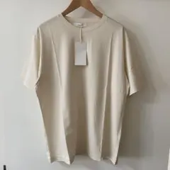 未使用 コルニエ Cornier カットソー Tシャツ ライトベージュ Mサイズ — image 1