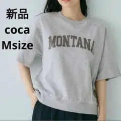 新品☆coca 英字ロゴスウェットTシャツ Mサイズ — image 1
