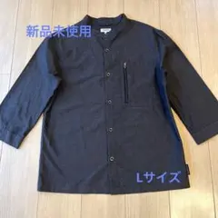 renoma HOMME 半袖シャツ　濃いグレー　L — image 1