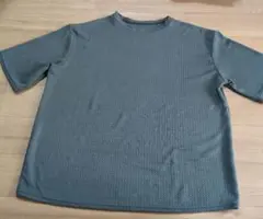 オーバーサイズ　エンボスTシャツ グレー Lサイズ — image 1