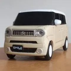 【ディーラー非売品】スズキ ワゴンRスマイル ベージュ×ホワイト ミニカー — image 1