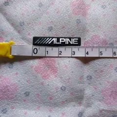 スピーカー アルパイン ALPINE ロゴ エンブレム 立体文字 1個のみ — image 1
