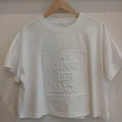 INOLVE イノールヴ エンボスロゴ Tシャツ ホワイト 白 【美品】 — image 1