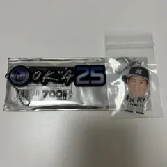 千葉ロッテマリーンズ BSW ラメキーホルダー デカフェイス #25 岡大海 — image 1