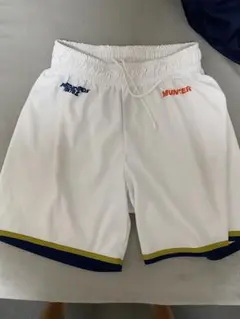 アースフレンズ　￼ホワイト バスケットボールパンツ — image 1