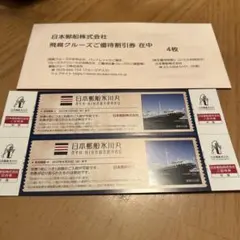 日本郵船 株主優待 氷川丸招待券 飛鳥クルーズ割引券 — image 1