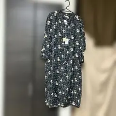 新品未使用タグ付スタディオクリップstudio CLIP花柄ワンピース麻リネン — image 1
