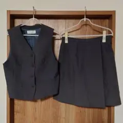 事務服 UNILADY ベスト キュロットスカート セットアップ — image 1