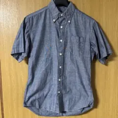 antentico ネイビー ボタンダウン 半袖シャツ — image 1
