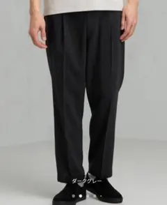 green label relaxing ワイドプリーツテーパード 9分丈パンツ — image 1