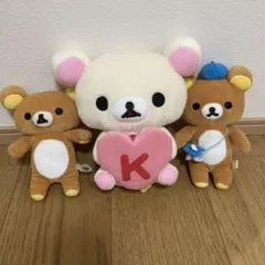リラックマ コリラックマ　ぬいぐるみ 3点セット — image 1