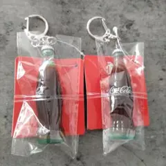 coca-cola クリアキーホルダー タイトー限定 2個セット — image 1