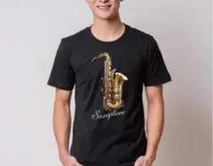 Printstar サクソフォン Tシャツ Lサイズ グリーン — image 1