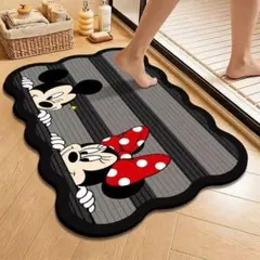 ディズニー ミッキー＆ミニー 玄関マット — image 1