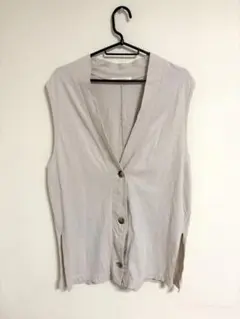 chocol raffine robe Vネック ベスト ジレ — image 1
