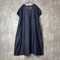 BASCO nest バスコネスト　デニムワンピース　日本製　ナチュラル — image 1