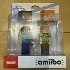 【未開封】スティーブ　アレックス　amiibo アミーボ　任天堂　ニンテンドー — image 1