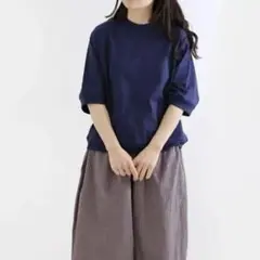 美品　アトリエダンタン　コットンショートスリーブカットソー〈 Bordet 〉 — image 1