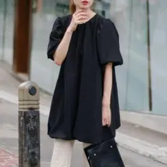 kastane 前後2way袖バルーンチュニック【未使用】 — image 1