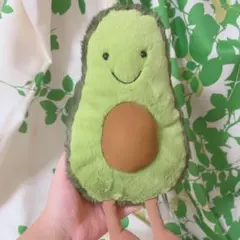 【1時までの価格】JELLYCAT アボカド ぬいぐるみ Mサイズ【お値下げ可】 — image 1