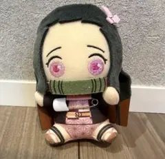 鬼滅の刃 竈門禰豆子 くっつきぬいぐるみバッジ — image 1