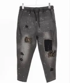 CAMBIO Distressed Soft Balloon デニムパンツ M — image 1