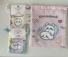 ちいかわ 巾着 プチ巾着 3点セット — image 1