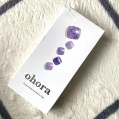 新品♡ohora ネイルシール フット用 パープル 蝶々 — image 1