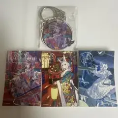 藤ちょこ個展　祝彩巡礼 入場特典ステッカー全種セット 有料特典キーホルダー — image 1