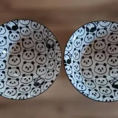 パンダ柄 皿 2枚セット　未使用 — image 1