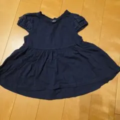 COMME CA ISM 半袖カットソー ネイビー 100A — image 1