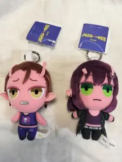 銀河特急 ミルキーサブウェイ ちまっとさんぬいぐるみ マスコット　2点セット — image 1