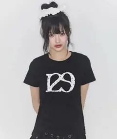 ILLIGO 129ロゴパッチTシャツ ブラック ドット — image 1