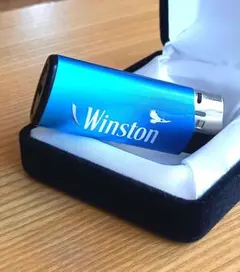 【Winston】未使用／ブルーグラデーション／ウインストンガスライター — image 1